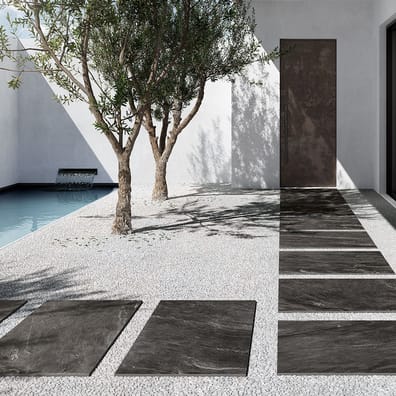 Carrelage grès cérame rectifié effet pierre CAIRNS ANTHRACITE 60X120 - 1,44m²