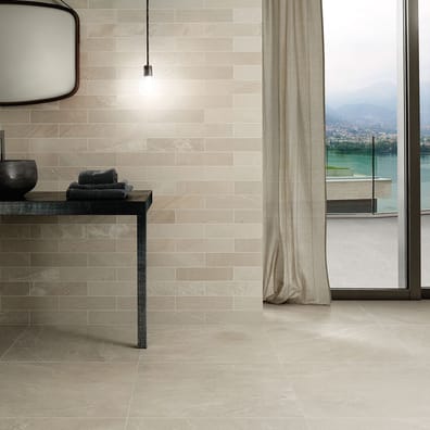 Carrelage grès cérame rectifié effet pierre CAIRNS CORDA 60X60 - 1,44m²