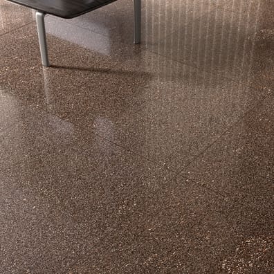 Carrelage grès cérame brillant effet pierre PALMERSTON BROWN 75X149,7 - 1,22m²