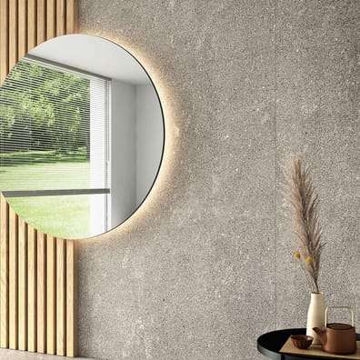 Carrelage grès cérame effet pierre PALMERSTON GREY 75X75 - 1,13m²