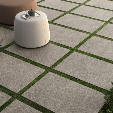 Carrelage grès cérame effet pierre PALMERSTON GREY 75X75 - 1,13m²