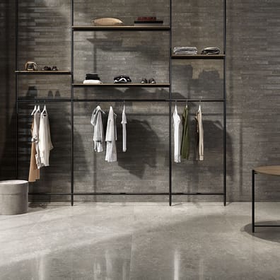 Carrelage grès cérame effet pierre LAROCHE LIGHT GREY 60X120 - 1,44m²