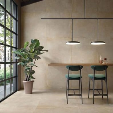 Carrelage imitation ciment NOVATO GOLD R10 - 80X80 - 1,28 m²