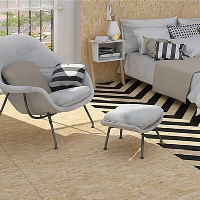 Carrelage imitation parquet Carrelage imitation bois aggloméré NENETS NOIR 59.3X59.3 cm - 1.06 m² - As de Carreaux
