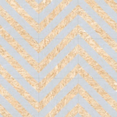 Carrelage imitation parquet Carrelage imitation bois aggloméré NENETS Azul 59.3X59.3 cm - 1.06 m² - As de Carreaux