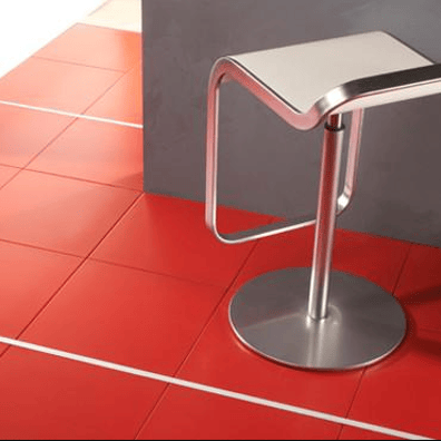 Carrelage uni rouge 20x20 cm pour damier MONOCOLOR ROJO VOLCAN - 1m²