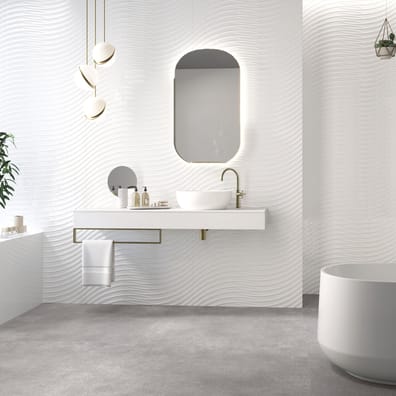 CURVE WHITE GLOSS - 33.3X100 - 1,33 m²