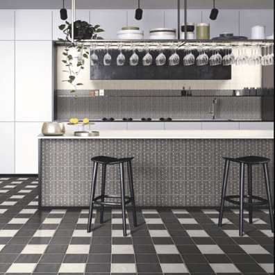 Carrelage uni SIOUX BLANC 15x15 cm Rectifié - 1m²