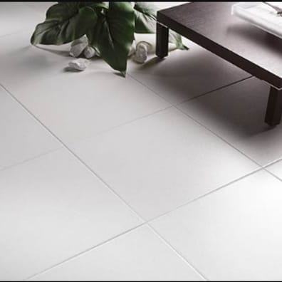 Carrelage uni blanc 20x20 cm Paris Bianco - 1.16 m²