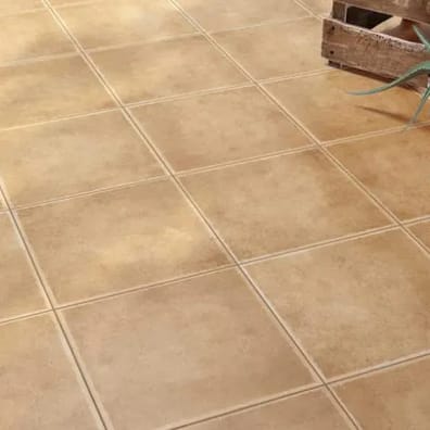 Moderne & grand format Carrelage beige orangé mat 80x80cm LAVERTON-R NATURAL - 1.28m² - As de Carreaux