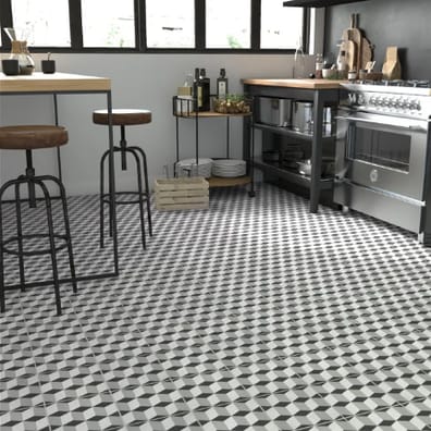 Carreaux de ciment véritable MERRION 7290-3-1 - 20X20 - 0,48 m²