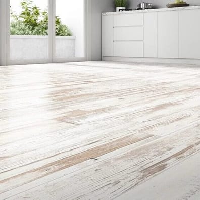 Carrelage imitation parquet blanc vieilli TRIBECA BLANCO 20x120 cm - R9 -1.2m²