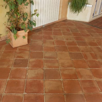 Carreaux de ciment véritable MERRION BRIQUE - 20X20 - 0,48 m²