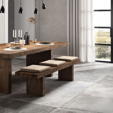 Carrelage effet pierre HORTIG CEMENT - 60X60 - 1,08 m²