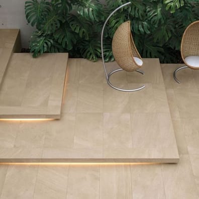 Carrelage aspect pierre antidérapant pour extérieur NEREA DANIMARCA STONE SLIP 30X60- 1,44 m²