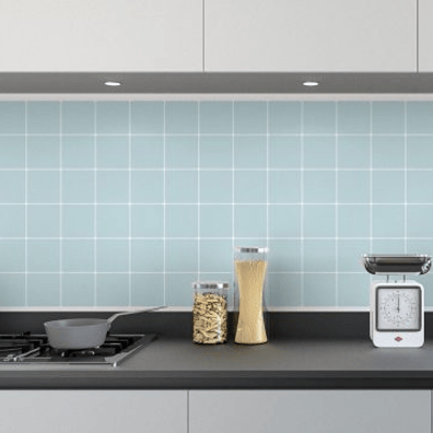Carreaux 10x10 cm bleu azur mat AZZURRO CERAME - 1m²