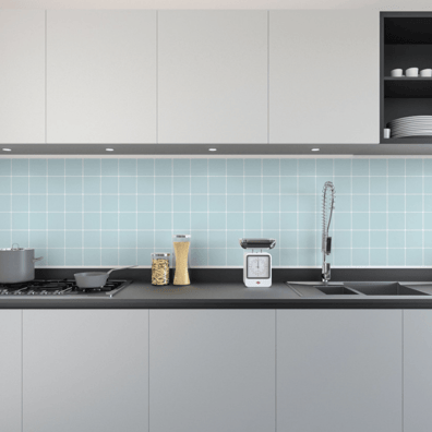 Carreaux 10x10 cm bleu azur mat AZZURRO CERAME - 1m²