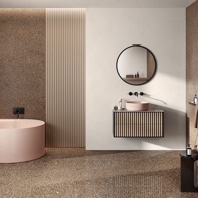 Carrelage grès cérame effet pierre PALMERSTON BROWN ANTISLIP 30X60 - 1,08m²