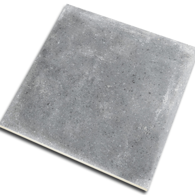 Carrelage uni patiné anthracite 20x20 cm Orchard Grafito anti-dérapant R13 - 1m²