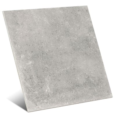 Carrelage imitation pierre Carrelage uni patiné gris 20x20 cm Orchard Cemento anti-dérapant R13 - 1m² - As de Carreaux
