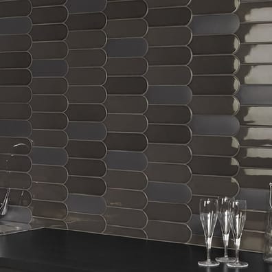 Faience écaille crayon mate FORLI DARK 7,2X19,5 - 0,48m²