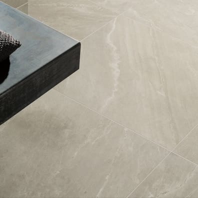 Carrelage brillant rectifié grès cérame effet pierre CAIRNS BEIGE 60X60 - 1,44m²