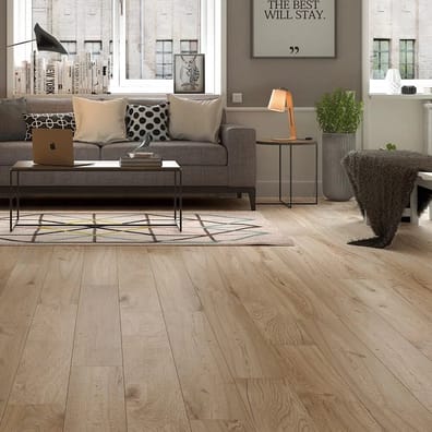 Carrelage imitation parquet vieilli OREGON NATURAL - 15X90 CM - R9 - 1.08 m²