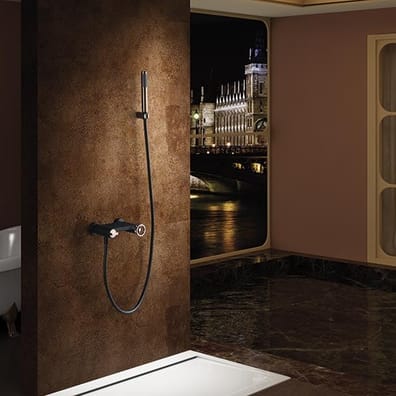 Monocommande kit douche olimpo noir doré rose BDC033-5NOR 25x17x0,9 - 1 unité