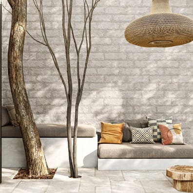 Carrelage texture pierre ANDY WHITE 15X45 - 0.95 m²