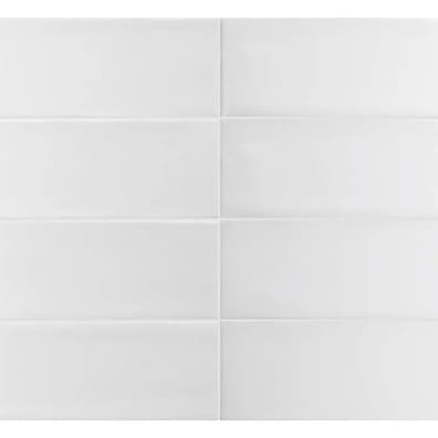 Carrelage terre cuite zellige FRESCO BLANC GLOSS 5X15 - 0.495 m²