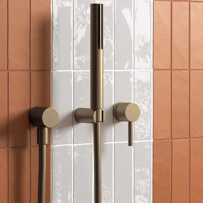 Carrelage terre cuite zellige FRESCO BLANC GLOSS 5X15 - 0.495 m²