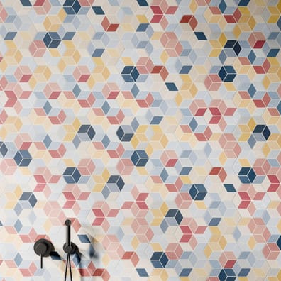Carrelage Design METRIX MULTI COLOR2 17x15 - 0.57 m²