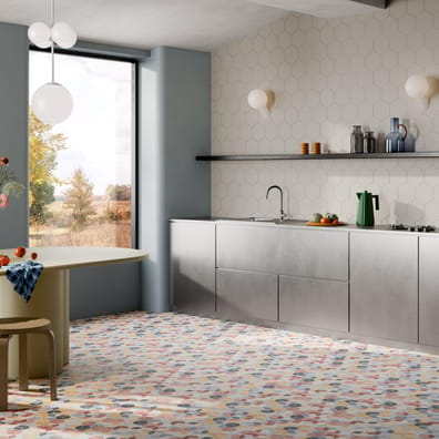 Carrelage Design METRIX MULTI COLOR1 17x15 - 0.57 m²