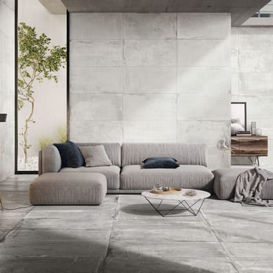 Carrelage aspect pierre DETROIT WHITE 60X120 6MM - 1,44 m²