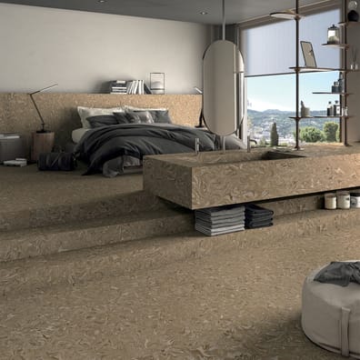 Carrelage effet béton SMOOTHIE MOKA -R R10 80x80 cm