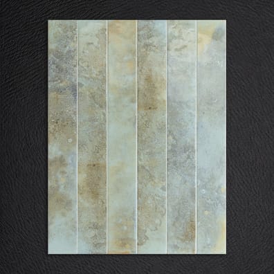 Carrelage effet Zellige BORA AQUA 5x40 cm
