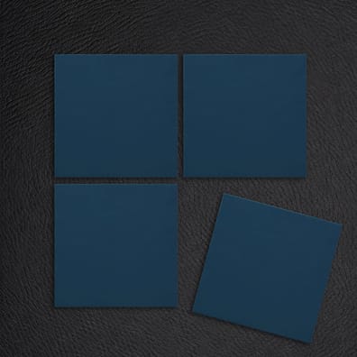 Faience colorée CARPIO AZUL-F 20x20 - bleu foncé brillant ou mat - 1m²