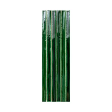 Carrelage vintage LONG STICK EMERALD CRACKLE 13x45 cm