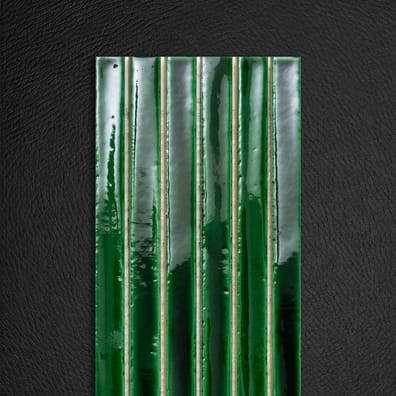 Carrelage vintage LONG STICK EMERALD CRACKLE 13x45 cm
