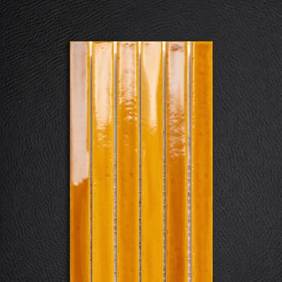 Carrelage vintage LONG STICK MUSTARD CRACKLE 13x45 cm