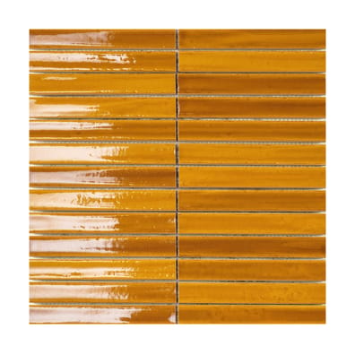 Carrelage vintage SHORT STICK MUSTARD CRACKLE 28x32 cm