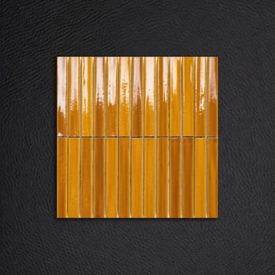Carrelage vintage SHORT STICK MUSTARD CRACKLE 28x32 cm