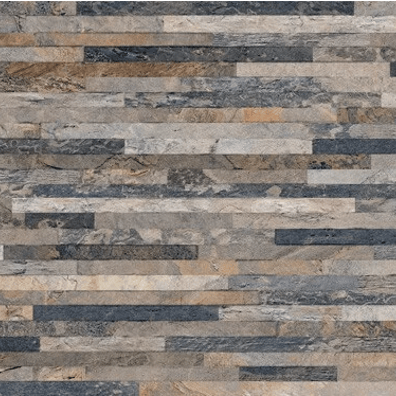 Carrelage effet pierre gris nuancé MURO ARDESIA GRIS 32x62,5 cm - 1m²