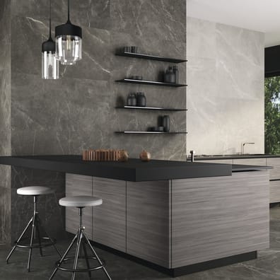 Carrelage imitation marbre BAILLON GREY 60X120 - 1,44m²