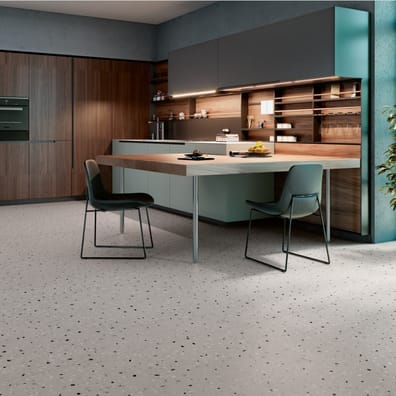 Lot de 5.676 m² - Carrelage effet terrazzo SOUTH GREY NATURAL 60x60 cm