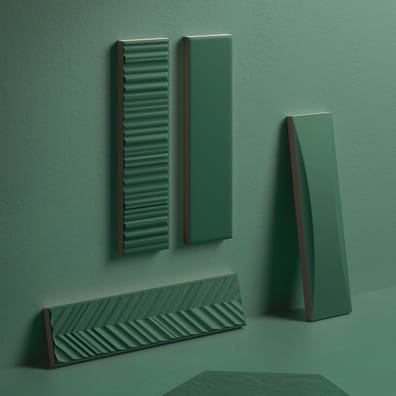 Faïence moderne DELIGHT PINE CHEVRON 5x20 cm