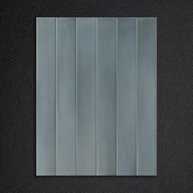 Carrelage effet Zellige MAJORA SMOKE BLUE 5x40 cm