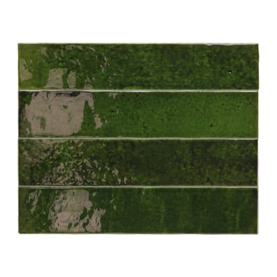 Faïence effet Zellige MONALISA TOURMALINE 6,5x32,8 cm