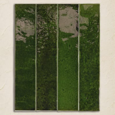 Faïence effet Zellige MONALISA TOURMALINE 6,5x32,8 cm