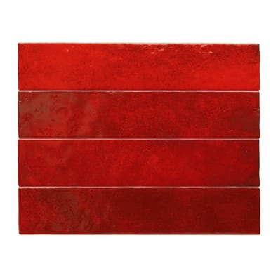 Faïence effet Zellige MONALISA VOLCANO 6,5x32,8 cm